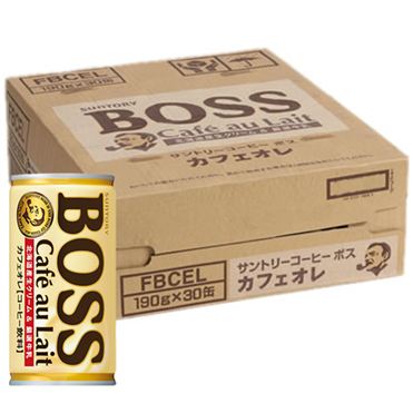 ケース販売】 サントリー ボス カフェオレ 185gX6X5 | マックスバリュ