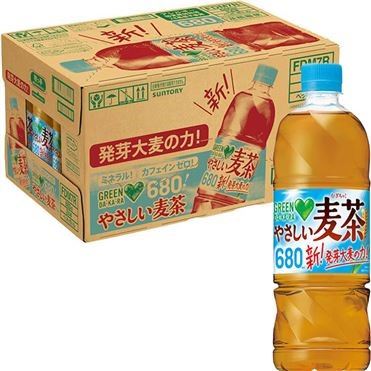 ケース販売】 サントリー GREEN DA・KA・RA やさしい麦茶 680mlX24本