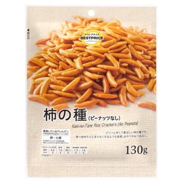 おうちでイオン イオンネットスーパー トップバリュ ベストプライス 柿の種 130g おうちでイオン イオンネットスーパー トップバリュ ベストプライス 柿の種 130g