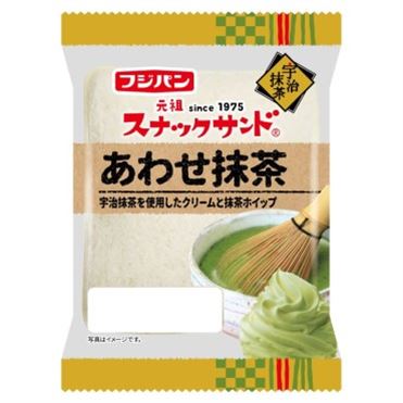 おうちでイオン イオンネットスーパー フジパン スナックサンド あわせ抹茶 2個入