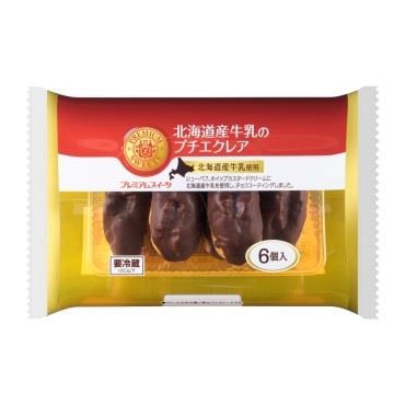 おうちでイオン イオンネットスーパー ヤマザキ 北海道産牛乳のプチエクレア 6個入