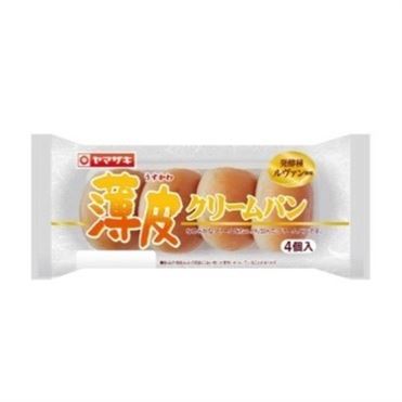 ヤマザキ 薄皮クリームパン 4個入 | マックスバリュ東海のネットスーパー