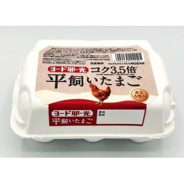 日本農産工業 ヨード卵・光の平飼いたまご 6個入 | マックスバリュ東海