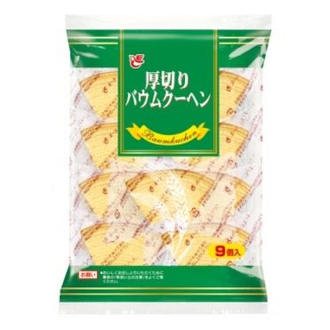 おうちでイオン イオンネットスーパー エースベーカリー 厚切りバウムクーヘン 9個入 おうちでイオン イオンネットスーパー エースベーカリー 厚切りバウムクーヘン 9個入