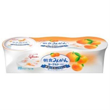 おうちでイオン イオンネットスーパー 江崎グリコ 朝食みかんヨーグルト 70g 3