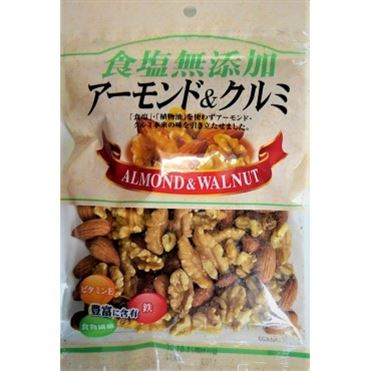 おうちでイオン イオンネットスーパー かつまた 食塩無添加アーモンドクルミ 170g おうちでイオン イオンネットスーパー かつまた 食塩無添加アーモンドクルミ 170g