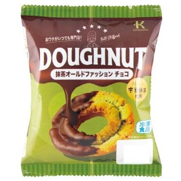 おやつ 北川製菓 抹茶オールドファッション チョコ 1個（冷凍