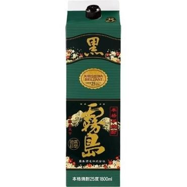 霧島酒造 黒霧島 芋 25度 パック 1800ml | マックスバリュ東海のネット