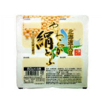 町田食品 北海道大豆やわらか絹とうふ 80g×4 | マックスバリュ東海の