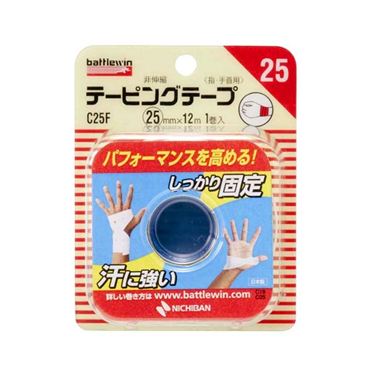 おうちでイオン イオンネットスーパー ニチバン バトルウィン テーピングテープ 非伸縮タイプ 25mm 12m 指 手首用 1巻 Ch25f おうちでイオン イオンネットスーパー ニチバン バトルウィン テーピングテープ 非伸縮タイプ 25mm 12m 指 手首用 1巻 Ch25f
