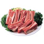 【8／13-15配送分】国産 豚肉スペアリブ（骨付きかたばら）（解凍）350g入（100g当り本体148円）