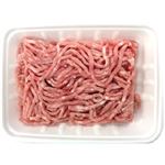 国産豚ミンチ（解凍）280g（100gあたり128円（本体））