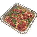 【9／3（水）配送分】原料肉：牛（カナダ・アメリカ）牛ばら味付炒め用にんにくの芽入り（解凍）250g（100gあたり本体138円）1パック