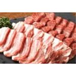 【8／9～12配送分】牛豚焼肉用セット（原材料名：牛ばら（アメリカ産）・豚ばら（解凍）（スペイン産）500g入（100g当り本体298円）