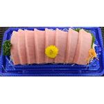 【8／14（木）配送分】マルタ産他 本マグロ中トロお造り（養殖・解凍）1盛