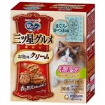 【ペット用】ユニ・チャーム 三ツ星グルメ お魚味クリーム 毛玉ケア 180g