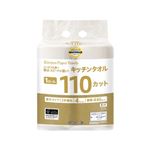 トップバリュ ベストプライス キッチンタオル 110カットX4個