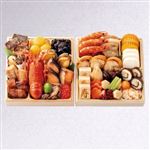 【予約:12／31（水）配送限定】【10】【210582】【おせち】トップバリュ プロのひと品「橋本料理長監修」和風二段重「煌華」 29品目:3－4人前