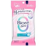 花王 ビオレ Zeroさらさらパウダーシート やさしいせっけんの香り 10枚