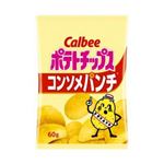 【6／6～8配送分】＜家計応援！！＞ カルビー ポテトチップス コンソメパンチ 60g