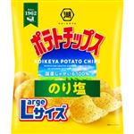 ★7／4（金）配送分★湖池屋 ポテトチップスのり塩Lサイズ 122g