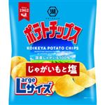 ★7／4（金）配送分★湖池屋 ポテトチップスじゃがいもと塩Lサイズ 122g