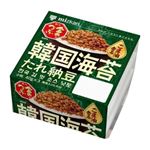【11／1-3配送分】ミツカン 金のつぶ ごま油香る韓国海苔たれ 納豆 40g×3
