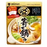 【10／18～19配送分】Mizkan 〆まで美味しい 寄せ鍋つゆミニパック 32g×4袋入