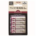 トップバリュ アルカリ乾電池 単3形4個