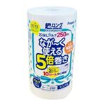 丸富製紙 芯なし超ロング 5倍巻トイレットペーパー シングル 250m×2ロール