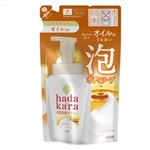 ライオン ハダカラ ボディーソープ 泡 オイルインタイプ ローズガーデンの香り 詰替 420ml