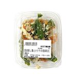 国産蒸し鶏とオクラの胡麻和え