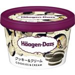 ハーゲンダッツ ミニカップ クッキー＆クリーム 110ml★よりどり4個ご購入ごとに100WAONPOINTプレゼント（アソートボックスは１個で３個換算）