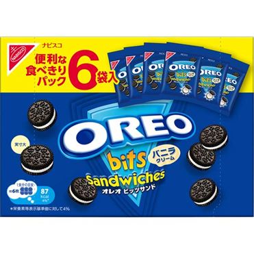 モンデリーズ オレオビッツサンド バニラクリーム 102g（17g×6袋