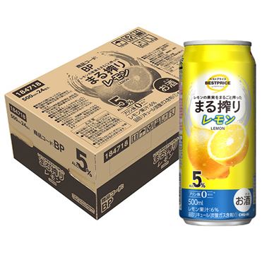 ケース販売】トップバリュベストプライス チューハイ まる搾りレモン