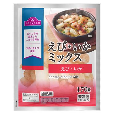 トップバリュ えび・いかミックス【-18℃】 170g | イオン九州のネット