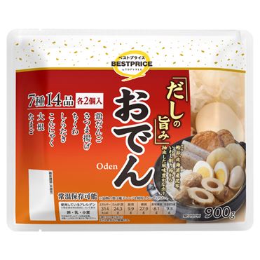 おでん専用 トップバリュベストプライス おでん 7種14品 900g | イオン九州の