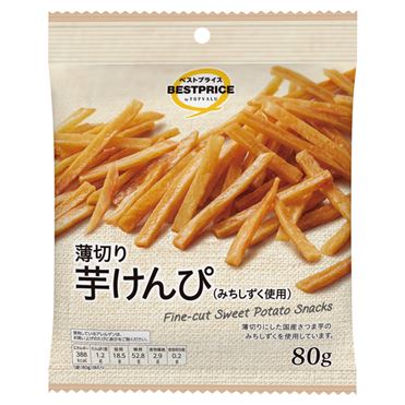 トップバリュベストプライス 薄切り芋けんぴ（みちしずく使用）80g