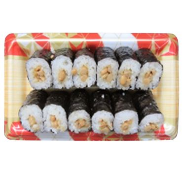 12：00～18：00の配送限定】トップバリュ 納豆細巻（北海道産大豆）12