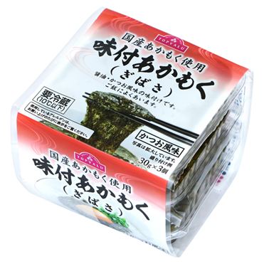 おうちでイオン イオンネットスーパー トップバリュ 味付あかもく ぎばさ かつお風味 30g 3個 おうちでイオン イオンネットスーパー トップバリュ 味付あかもく ぎばさ かつお風味 30g 3個