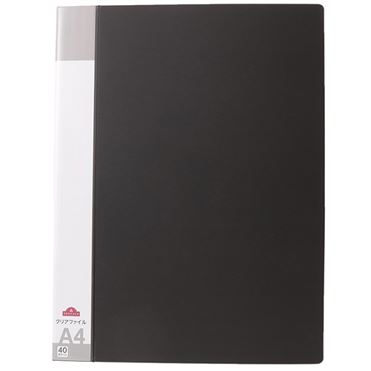 おうちでイオン イオンネットスーパー トップバリュ クリアファイル サイズ 40ポケット ブラック