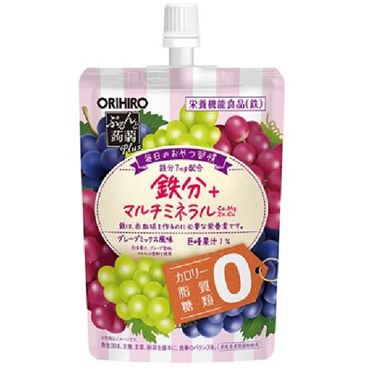 オリヒロ ぷるんと蒟蒻Plus グレープミックス風味 130g | イオン九州の