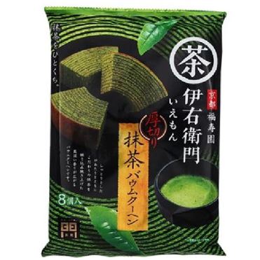 モントワール 伊右衛門 厚切り抹茶バウムクーヘン 8個入 | イオン九州