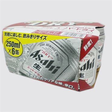 アサヒ スーパードライ 250ml缶 6本入り Amazon.co.jp: アサヒ