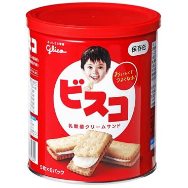 グリコ ビスコ保存缶 30枚 | イオン九州のネットスーパー