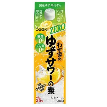 大関 わが家のゆずサワーの素 ZERO 25％ 900ml | イオン九州のネット
