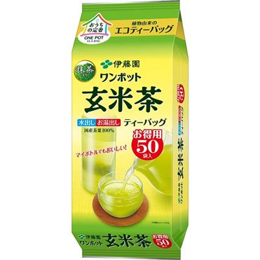 伊藤園 ワンポットエコティーバッグ 抹茶入り玄米茶 3.3g×50袋入
