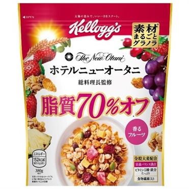 ケロッグ 素材まるごとグラノラ 脂質70%オフ 香るフルーツ 380g