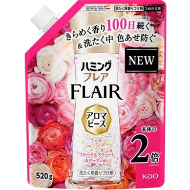 花王 ハミングフレア アロマビーズ フローラルスウィート&ローズの香り
