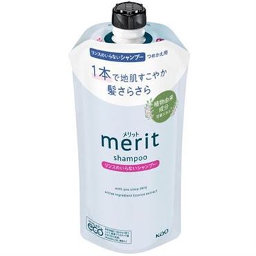 花王 メリット リンスのいらないシャンプー つめかえ用 320ml | イオン